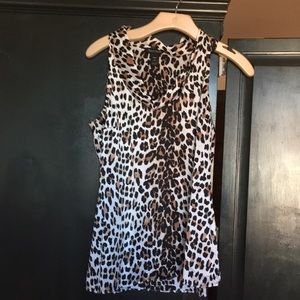 Cheetah Print Silk Shirt